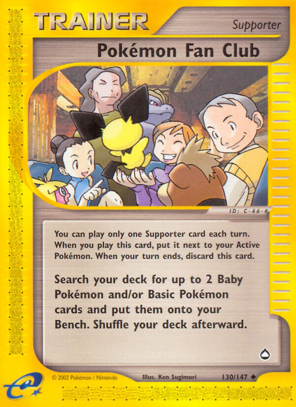 Pokémon Fan Club Pokémon card