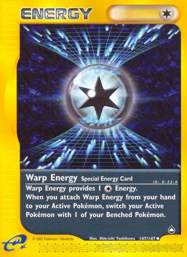 Warp Energy Pokémon card