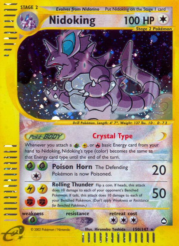 Nidoking Pokémon card