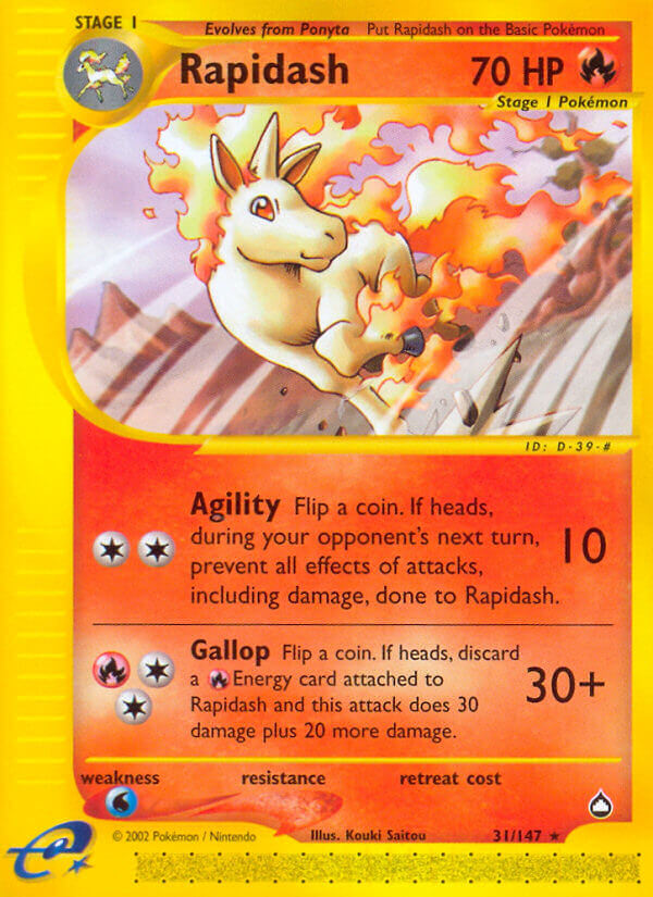 Rapidash Pokémon card