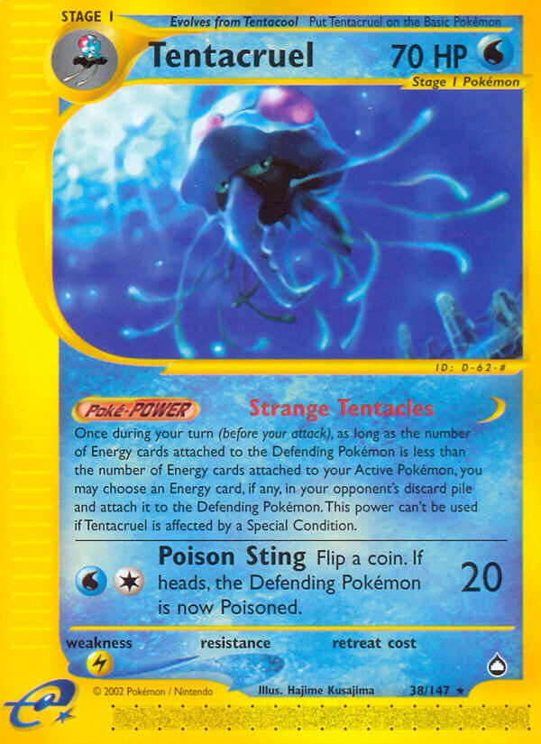 Tentacruel Pokémon card