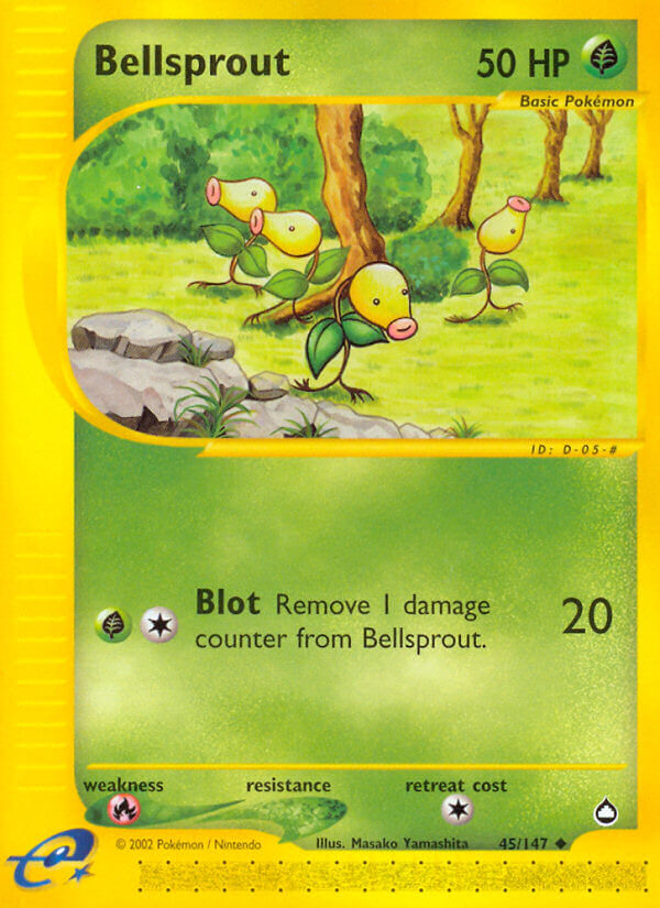 Bellsprout Pokémon card