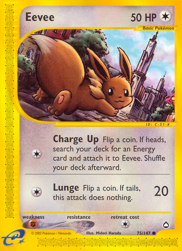 Eevee Pokémon card