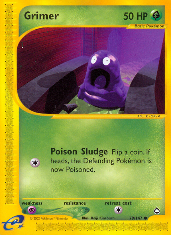 Grimer Pokémon card