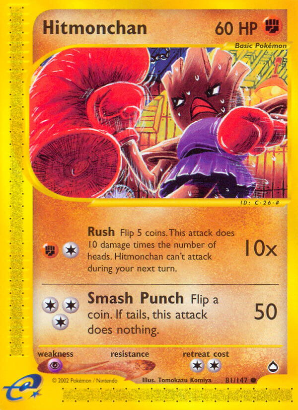 Hitmonchan Pokémon card