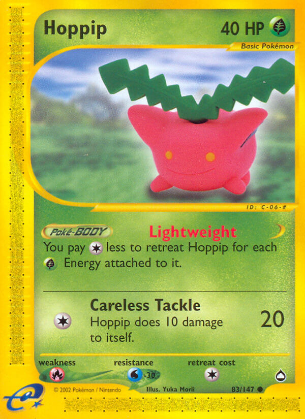 Hoppip Pokémon card