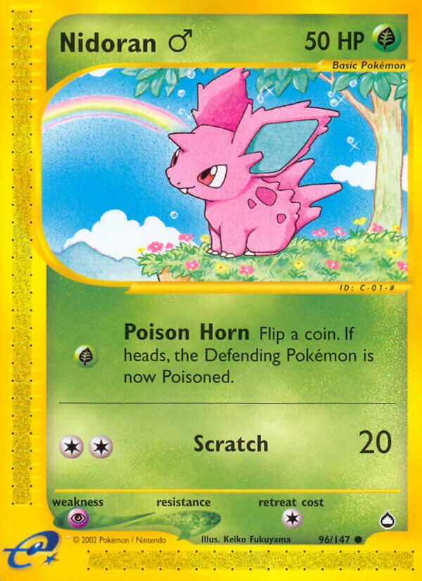 Nidoran♂ Pokémon card