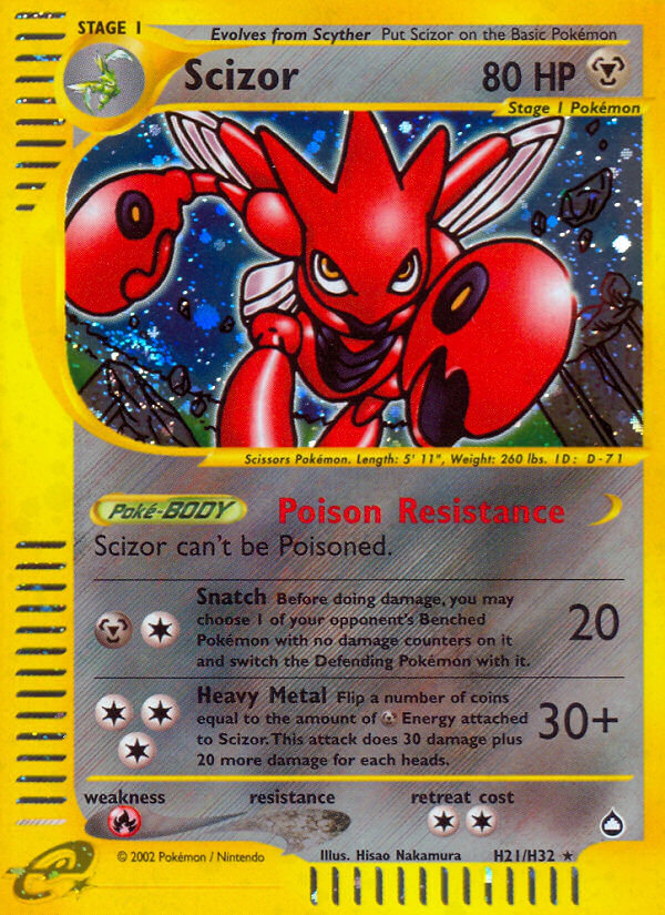 Scizor Pokémon card