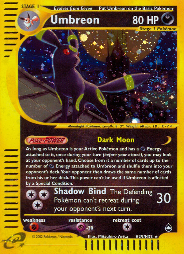 Umbreon Pokémon card