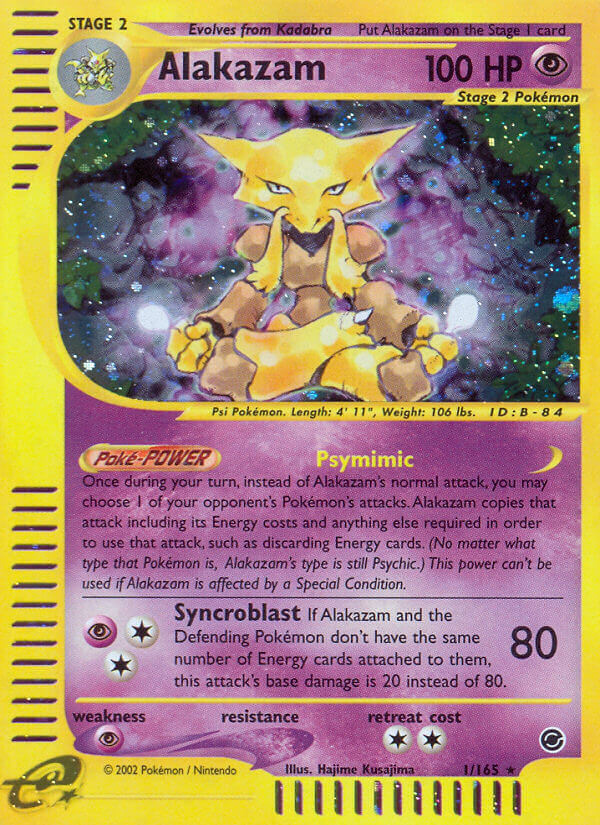 Alakazam Pokémon card