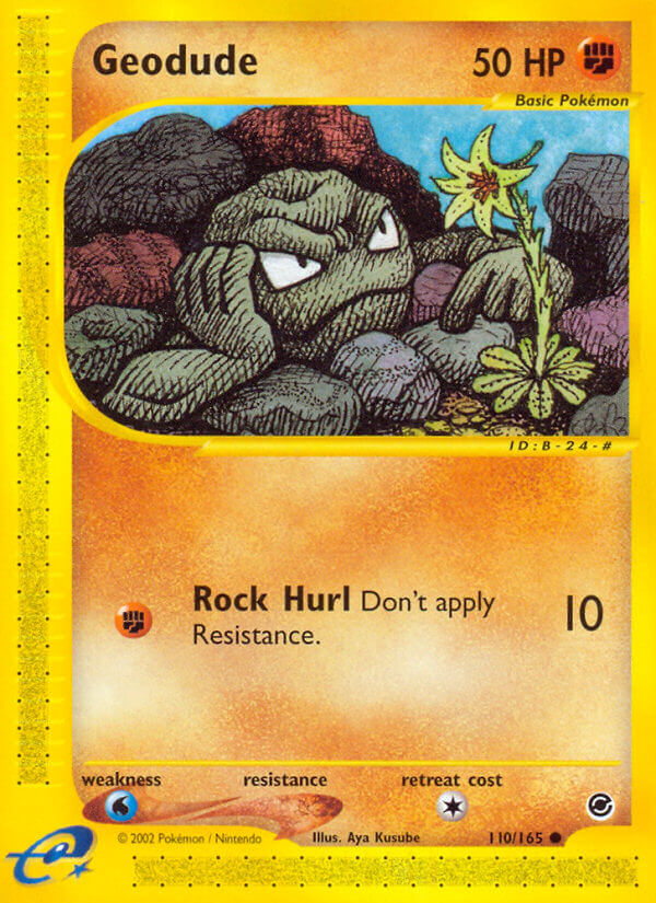 Geodude Pokémon card