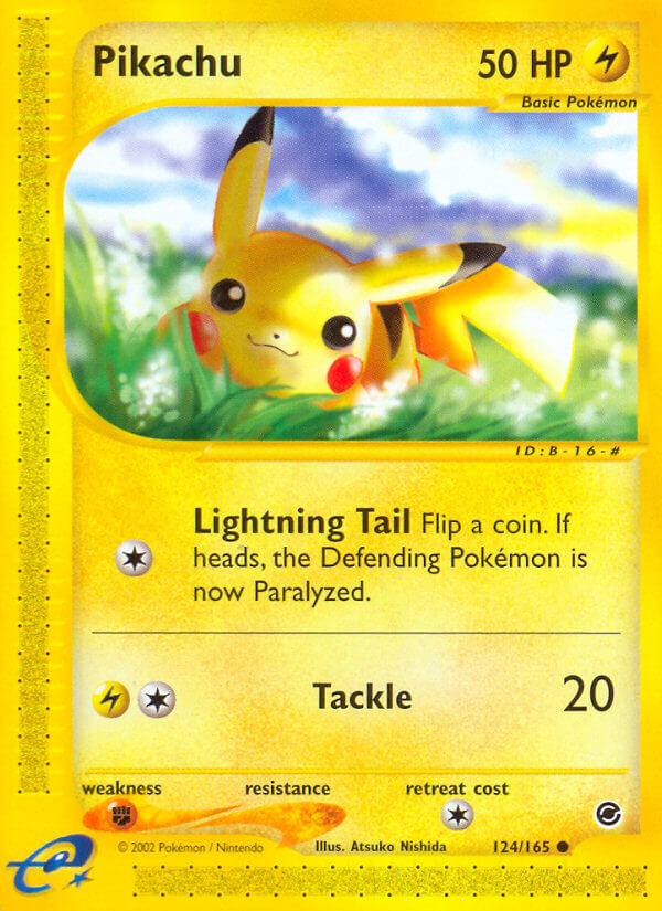 Pikachu Pokémon card