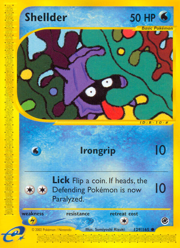 Shellder Pokémon card