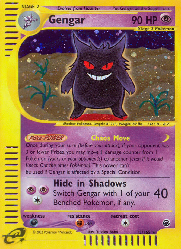 Gengar Pokémon card