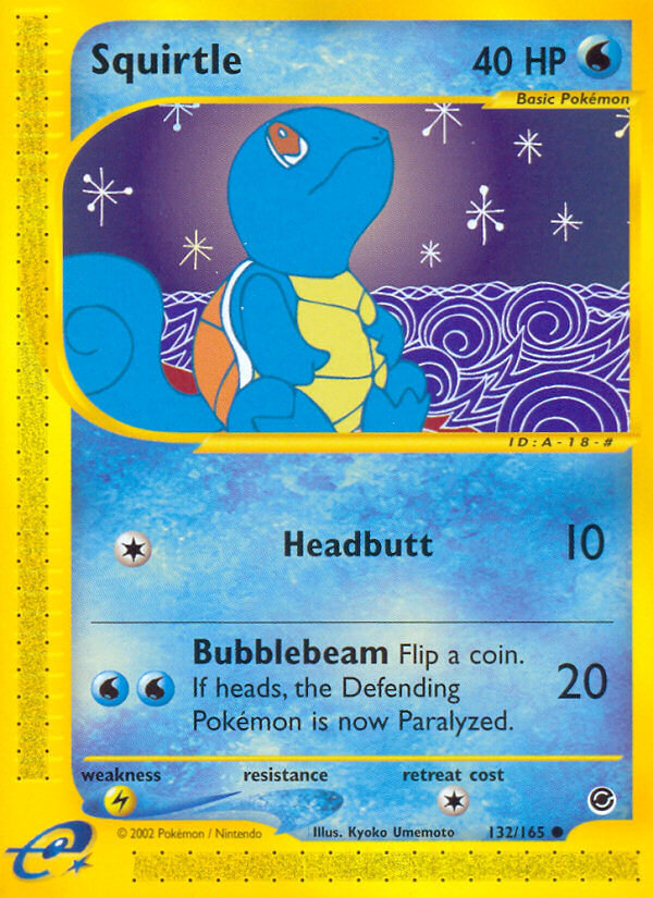 Squirtle Pokémon card