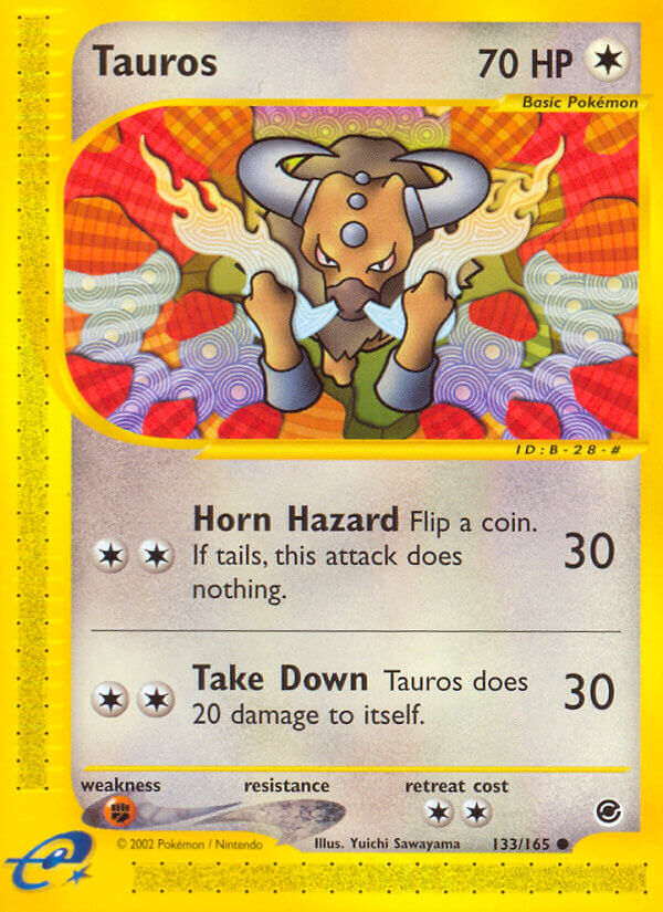 Tauros Pokémon card