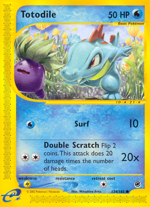 Totodile Pokémon card