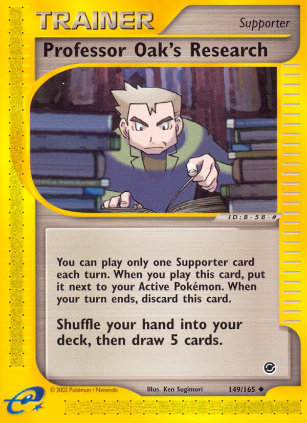 Professor Oak’s Research Pokémon card