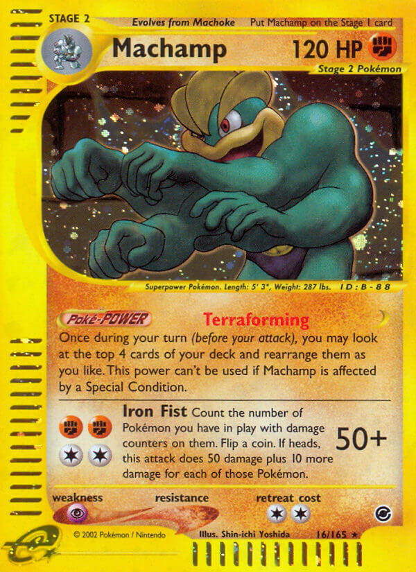 Machamp Pokémon card
