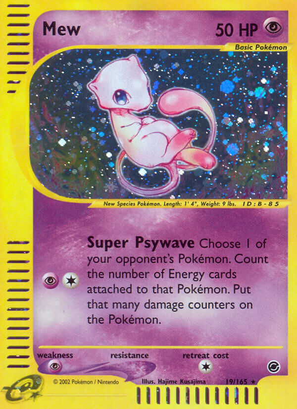 Mew Pokémon card