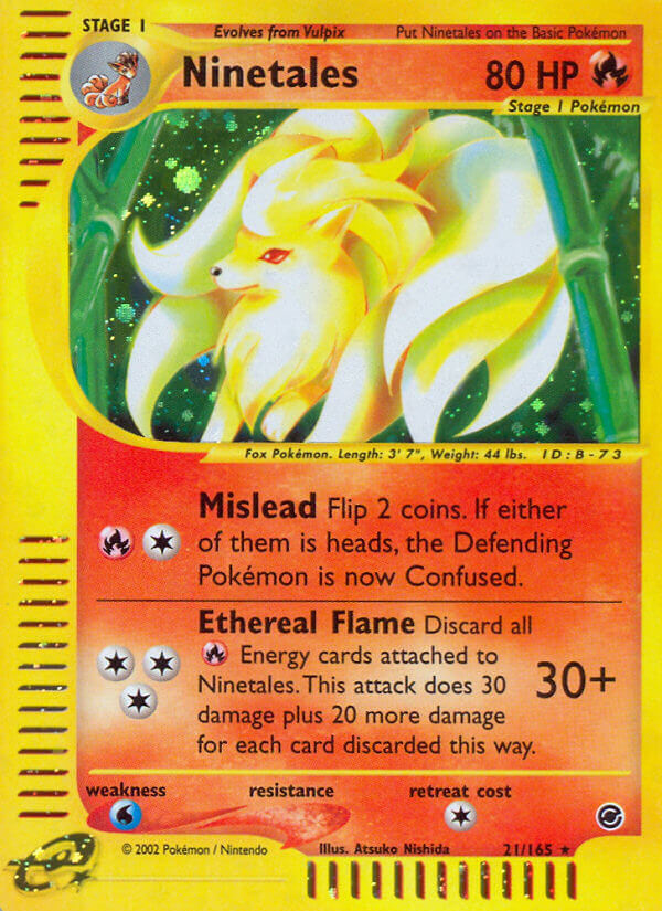 Ninetales Pokémon card