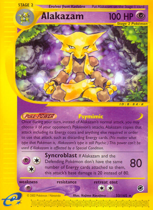 Alakazam Pokémon card