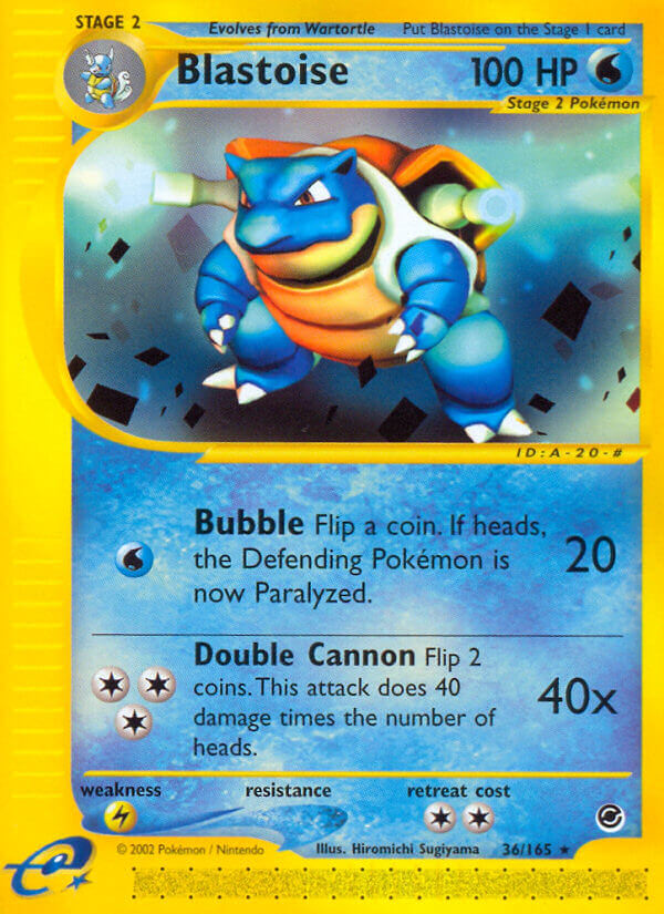 Blastoise Pokémon card