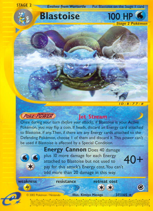 Blastoise Pokémon card