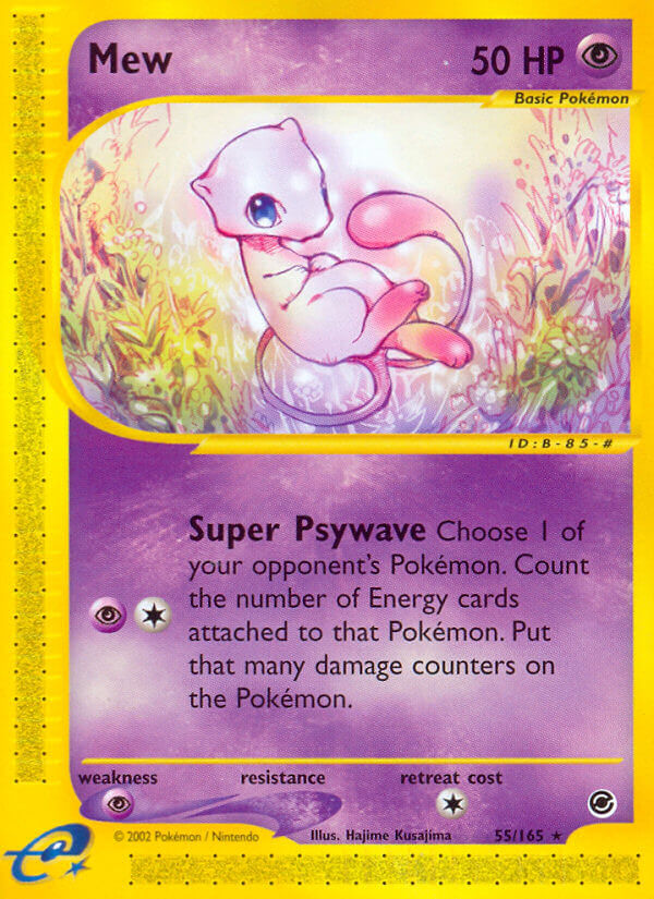 Mew Pokémon card