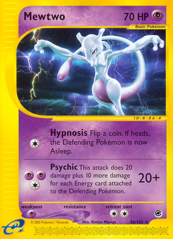 Mewtwo Pokémon card