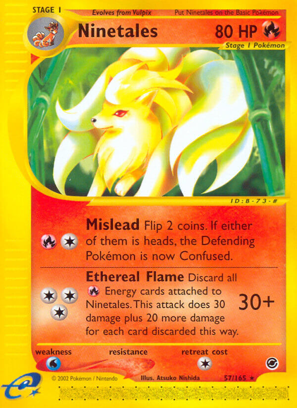 Ninetales Pokémon card