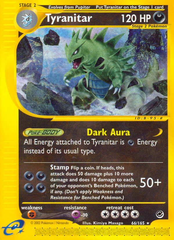 Tyranitar Pokémon card