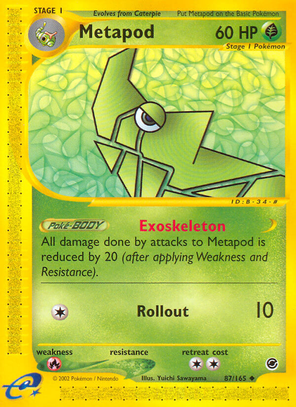 Metapod Pokémon card
