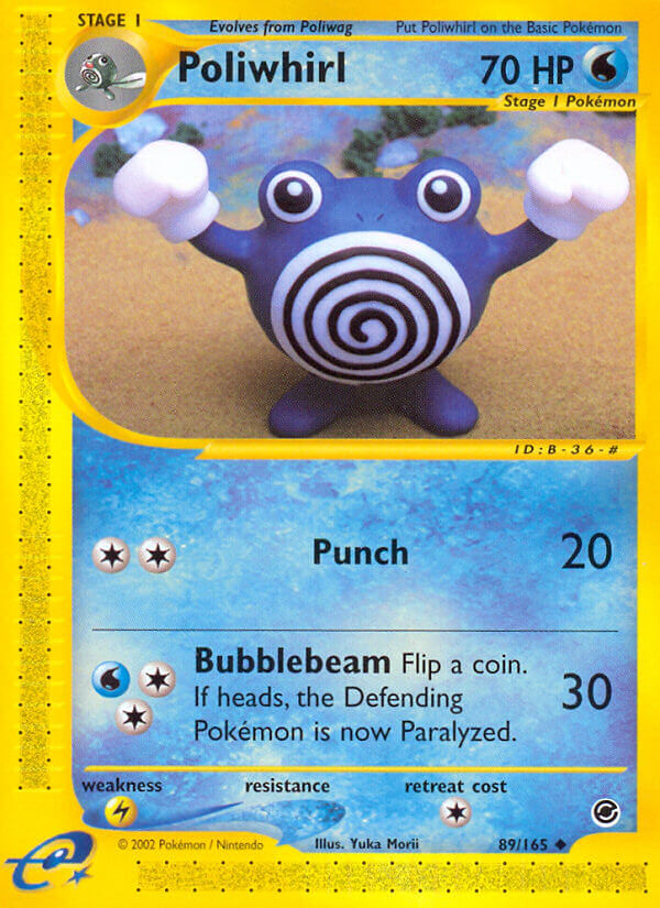 Poliwhirl Pokémon card