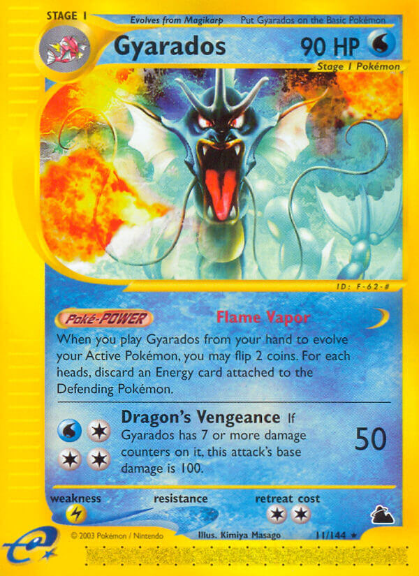 Gyarados Pokémon card