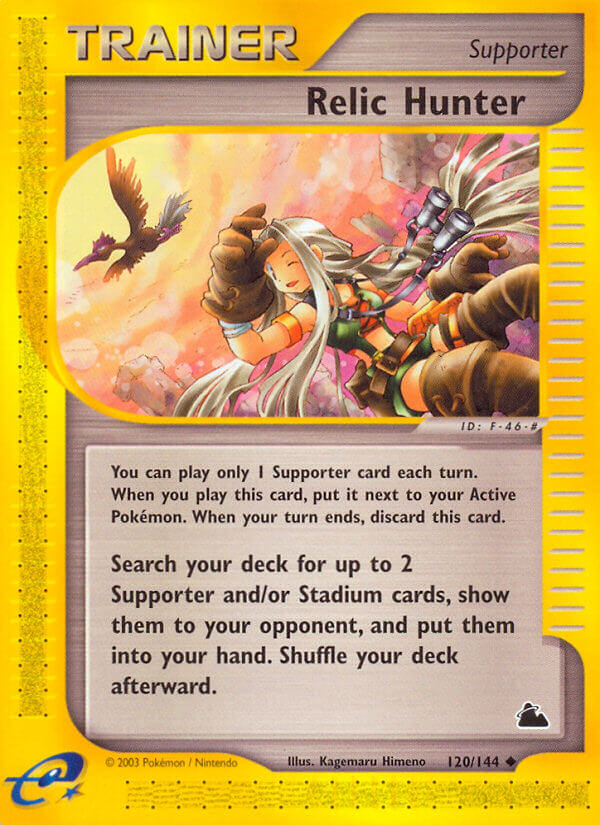 Relic Hunter Pokémon card