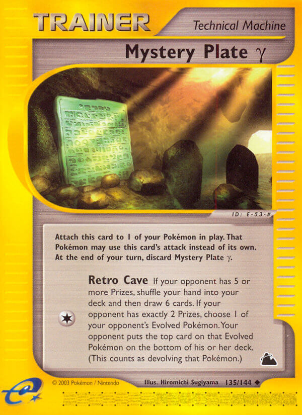 Mystery Plate (Gamma) Pokémon card