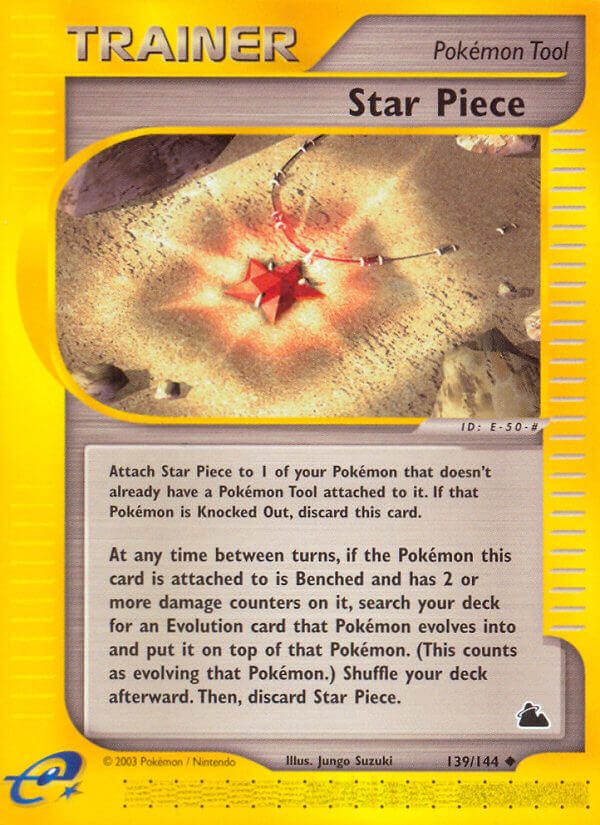Star Piece Pokémon card