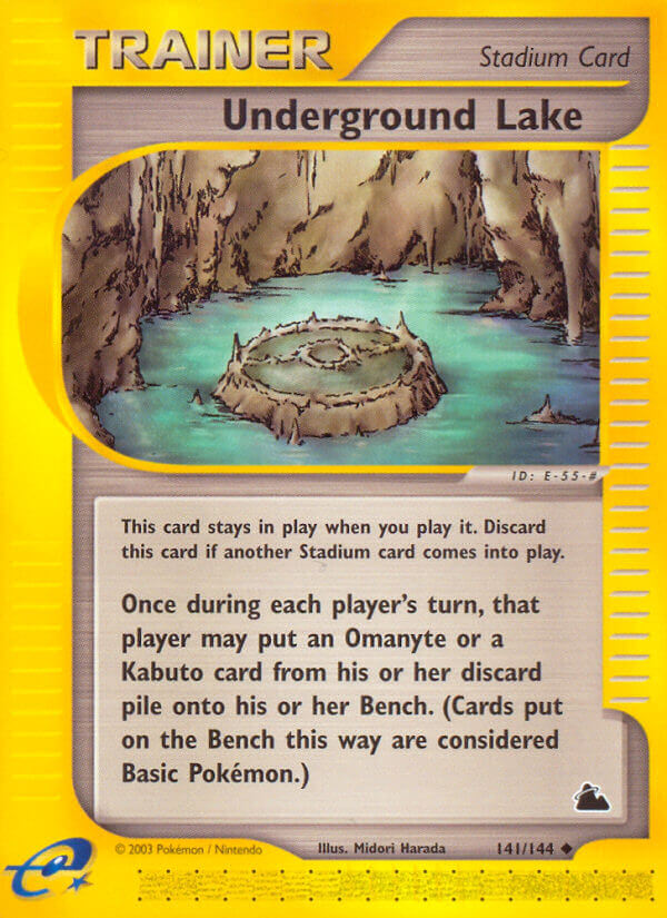 Underground Lake Pokémon card