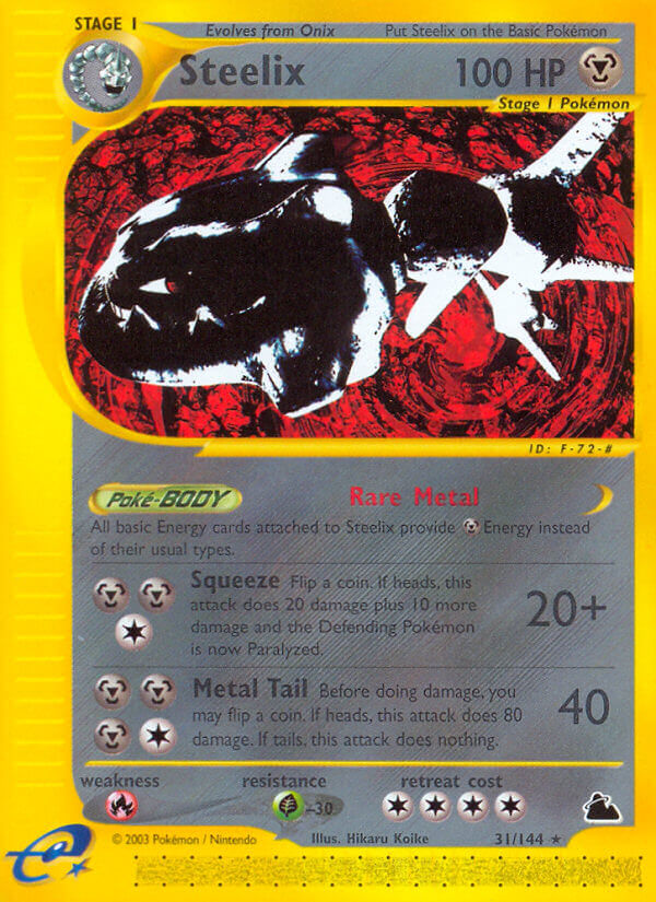 Steelix Pokémon card