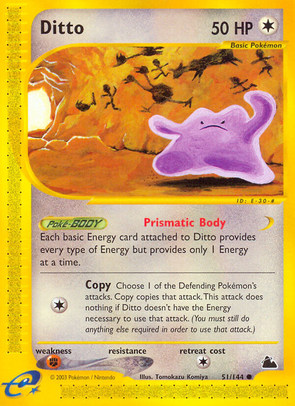 Ditto Pokémon card