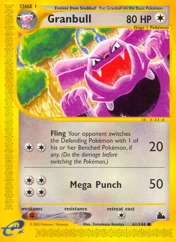 Granbull Pokémon card