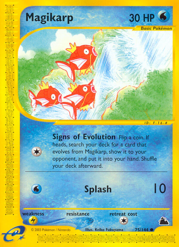 Magikarp Pokémon card