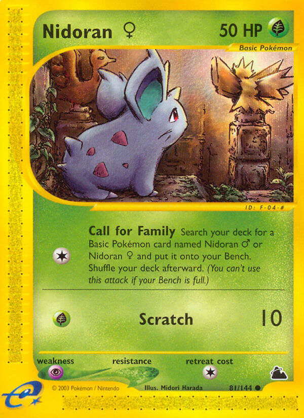 Nidoran♀ Pokémon card