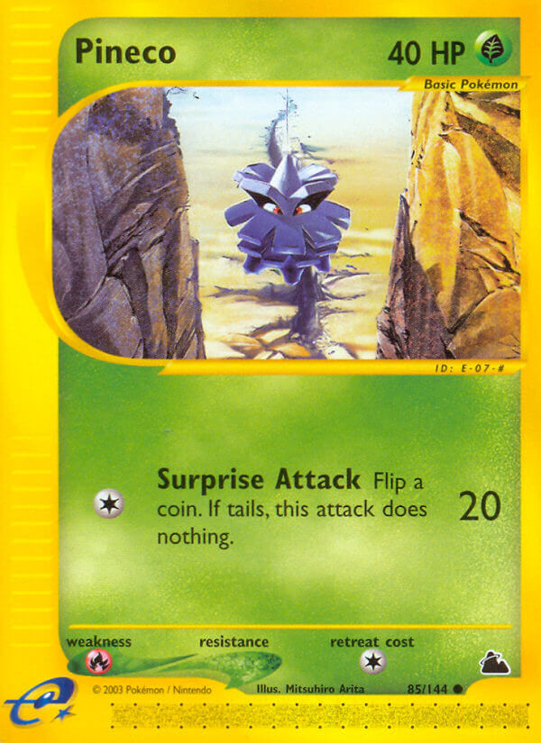 Pineco Pokémon card