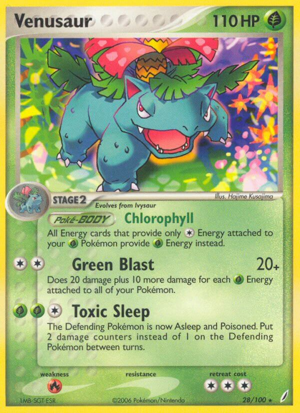 Venusaur Pokémon card
