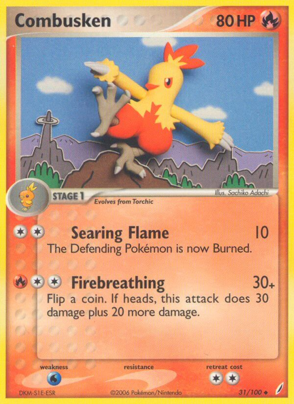 Combusken Pokémon card