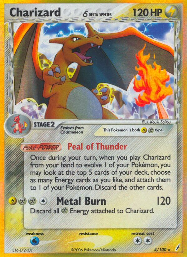Charizard δ Pokémon card