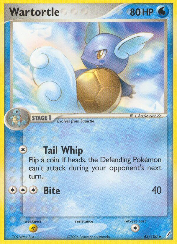 Wartortle Pokémon card