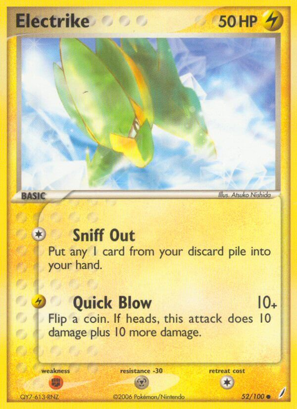 Electrike Pokémon card
